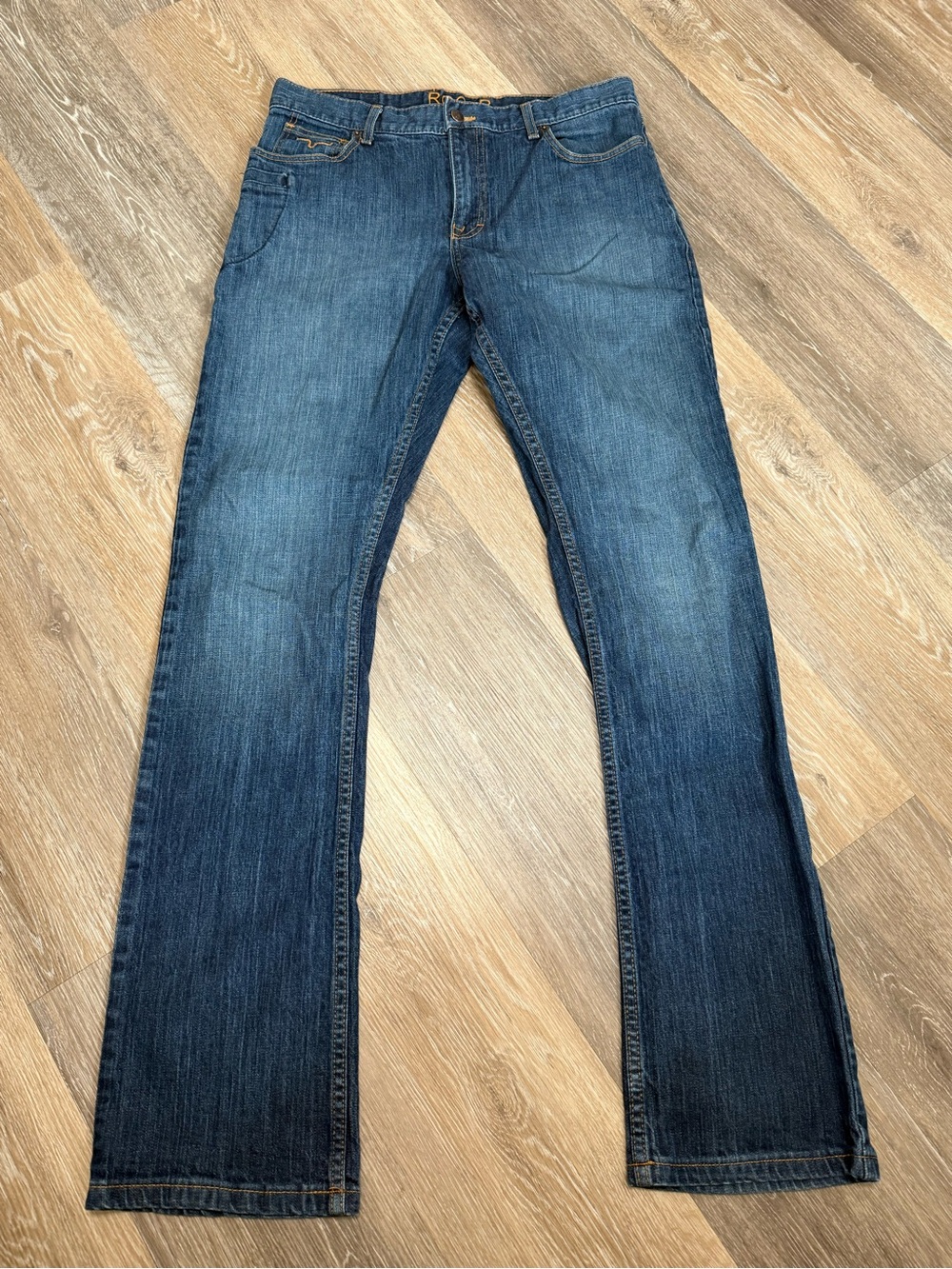 Kimes Ranch Men’s Dark Blue Bootcut Jeans